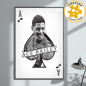 Ace Bailey Rutgers Is Headed To The Utah Jazz NBA Ace Of Spades Home Decor Poster Canvas