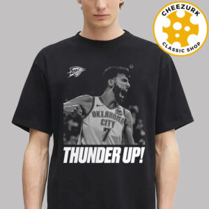 Chet Holmgren Oklahoma City Thunder 2025 NBA Finals Champions Celebration Unisex T-Shirt