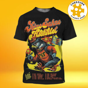 Feine Sahne Fischfilet Event Poster Wir Kommen In Frieden Tpur 2025 Schedule All Over Print Shirt