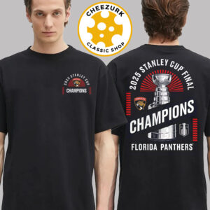 Florida Panthers 2025 Stanley Cup Champions NHL Shine Two Sided Unisex T-Shirt