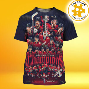 Florida Panthers Are 2025 Stanley Cup Champions NHL All Over Print Shirt