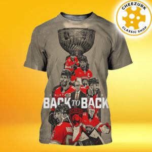 Florida Panthers Back To Back Stanley Cup Champions 2025 NHL All Over Print Shirt