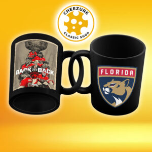 Florida Panthers Back To Back Stanley Cup Champions 2025 NHL Ceramic Mug