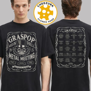 Graspop Metal Meeting 2025 Biker Tee In Stenehei Dessel Belgium On June 19th To 22th 2025 Schedule Two Sided Unisex T-Shirt