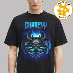 Graspop Metal Meeting 2025 Blue Bat Tee In Stenehei Dessel Belgium On June 19th To 22th 2025 Unisex T-Shirt