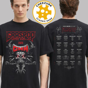 Graspop Metal Meeting 2025 Industrial Tee In Dessel Belgium On June 19th To 22th 2025 Schedule Two Sided Unisex T-Shirt