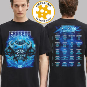 Graspop Metal Meeting 2025 Main 2025 Tee In Dessel Belgium On June 19th To 22th 2025 Schedule Two Sided Unisex T-Shirt