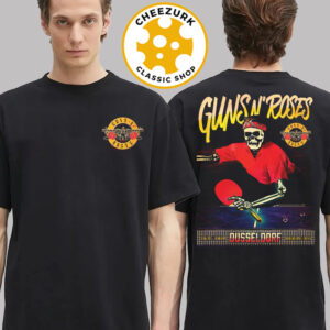 Guns N Roses Tonight Poster In Dusseldorf Germany At Merkur Spiel Arena On June 18th 2025 Two Sided Unisex T-Shirt