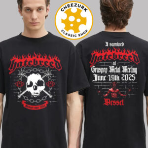 Hatebreed Exclusive Tee At Graspop Metal Meeting 2025 In Stenehei Dessel Belgium On June 19th 2025 Two Sided Unisex T-Shirt