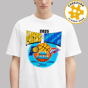Indiana Pacers Vs Oklahoma City Thunder 2025 NBA Finals Match Up Unisex T-shirt