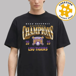 LSU Tigers Baseball 2025 NCAA National Champions Streetwear Tee Unisex T-Shirt