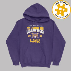 LSU Tigers Baseball 2025 NCAA National Champions Traditional Unisex Hoodie