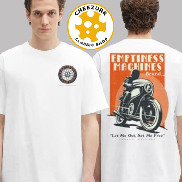 Linkin Park Emptiness Pop Up Experience Tee Machines Brand Let Me Out Set Me Free 2025 Two Sided Unisex T-Shirt