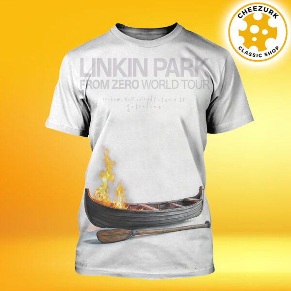 Linkin Park From Zero 2025 Tour Arnhem Poster At The GelreDome In Arnhem Netherlands On June 26 2025 All Over Print Shirt