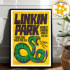 Linkin Park From Zero World Tour 2025 Poster For Milan Italy At Ippodromo SNAI La Maura On June 24th 2025 Home Decor Poster Canvas