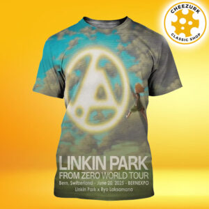 Linkin Park From Zero World Tour 2025 Merchandise Poster At Bernexpo In Bern Switzerland On June 20 2025 All Over Print Shirt