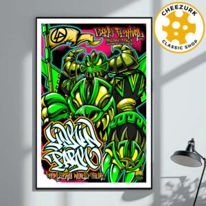 Linkin Park From Zero World Tour 2025 Poster For Milan Italy At Ippodromo SNAI La Maura On June 24th 2025 Home Decor Poster Canvas