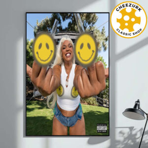 Lizzo Mixtape My Face Hurts From Smiling Release June 27 2025 Home Decor Poster Canvas