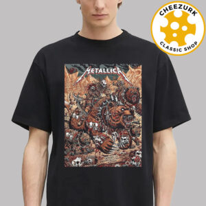 Metallica M72 Denver 2025 Merch Poster At Empower Field At Mile High In Denver Colorado On June 27 2025 Unisex T-Shirt