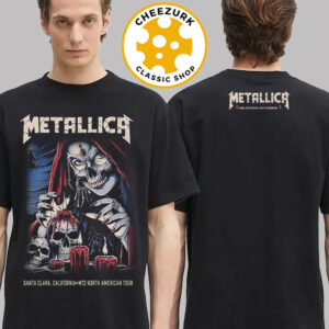 Metallica M72 Santa Clara 2025 Night 2 Merch Tee At Levi’s Stadium In Santa Clara California On June 22 2025 Two Sided Unisex T-Shirt