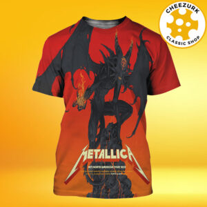 Metallica M72 Santa Clara Pop Up Shop Poster For Santa Clara California At Levi’s Stadium On June 20 And 22 2025 All Over Print Shirt