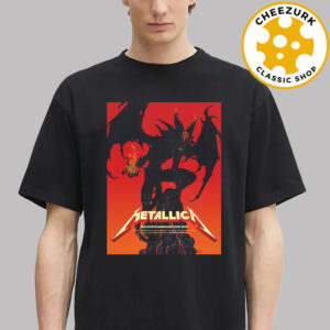 Metallica M72 Santa Clara Pop Up Shop Poster For Santa Clara California At Levi’s Stadium On June 20 And 22 2025 Unisex T-Shirt