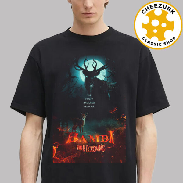 New Poster For Poohniverse’s Bambi The Reckoning In Theatres July 25th 2025 Unisex T-Shirt