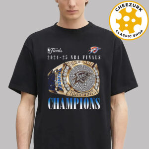 Oklahoma City Thunder 2025 NBA Finals Champions Inbound Pass Ring Unisex T-Shirt