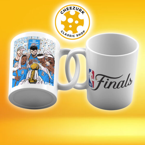 Oklahoma City Thunder Are 2025 NBA Finals Champions Coffee Ceramic Mug
