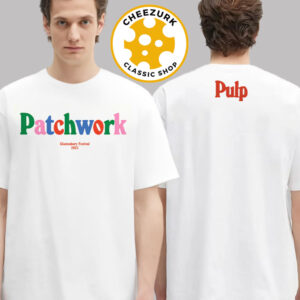 Pulp Limited Edition Tee Patchwork Glastonbury Festival 2025 Unisex T-Shirt