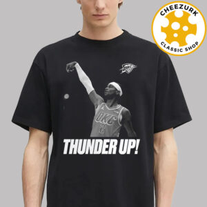 Shai Gilgeous Alexander Oklahoma City Thunder 2025 NBA Finals Champions Celebration Unisex T-Shirt