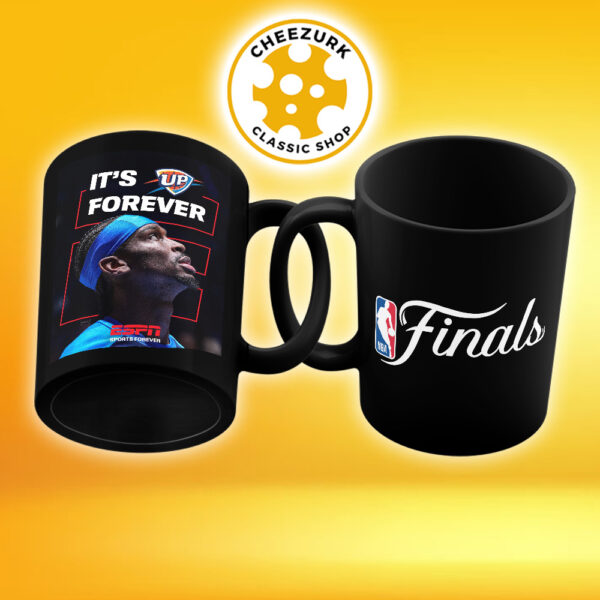 Shai Gilgeous Alexander Oklahoma City Thunder Its Forever Thunder Up 2025 NBA Finals Ceramic Mug