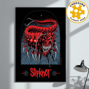 Slipknot Event Poster At Ferrara Music Festival 2025 In Italy On June 17th To July 11th 2025 Home Decor Poster Canvas