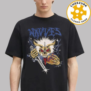 Wavves North American Summer Tour 2025 Merch Tee Skull Sword Unisex T-Shirt