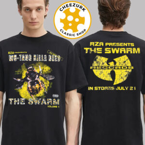 Wu Tang Clan Killa Bees Swarm Tee RZA Presents The Swarm Records In Stores July 21 Two Sided Unisex T-Shirt