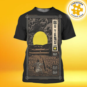 Wu Tang Clan Run The Jewels Event Poster At Chase Center And Golden 1 Center In San Francisco On June 24 And 26 2025 All Over Print Shirt