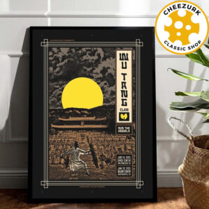 Wu Tang Clan Run The Jewels Event Poster At Chase Center And Golden 1 Center In San Francisco On June 24 And 26 2025 Home Decor Poster Canvas