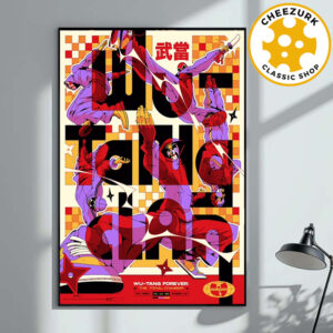 Wu Tang Clan The Final Chamber Poster At PHX Arena In Phoenix AZ On June 18th 2025 Home Decor Poster Canvas