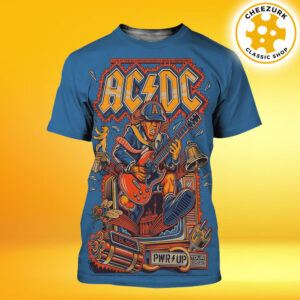 ACDC PWR Up Tour 2025 Event Poster Live At The Olympiastadion In Berlin Germany On June 30 2025 All Over Print Shirt