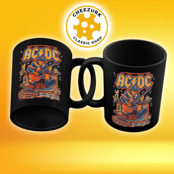 ACDC PWR Up Tour 2025 Event Poster Live At The Olympiastadion In Berlin Germany On June 30 2025 Ceramic Mug
