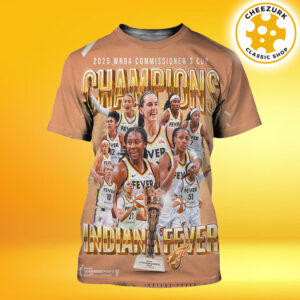 Indiana Fever Are WNBA Commissioner’s Cup Champions 2025 All Over Print Shirt