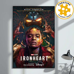 New Poster For Ironheart All Episodes Now Streaming On DisneyPlus 2025 Home Decor Poster Canvas